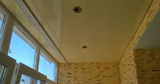 Натяжной потолок на балкон Наро-Фоминск, цена 6122 руб.